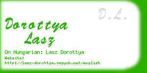 dorottya lasz business card